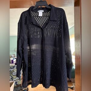 Fashion Forms Black Swim Coverup